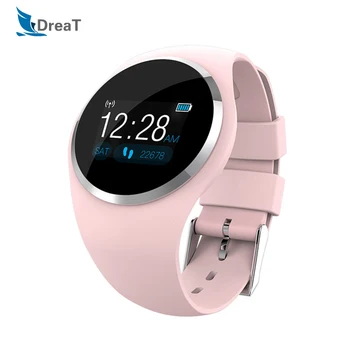 Q1 Spalvotas LCD Ekranas Moterų Žiūrėti Sveikata Apyrankę Lady Smartwatch Širdies ritmo Monitorius Fitness Tracker 