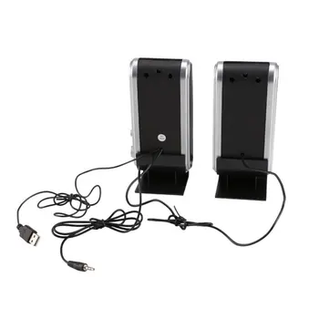 Kompiuterio Garsiakalbio HY-218 Nešiojamas USB Stereo Soundbox Muzikos Garsiakalbiai Staliniams Lengva Portable Multimedia Speakers