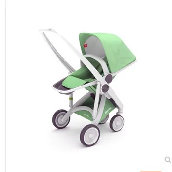 Kūdikio vežimėlis su dideliu peizažai, lengvo lyginimo, seatable ir sėdima dvipusis baby sport