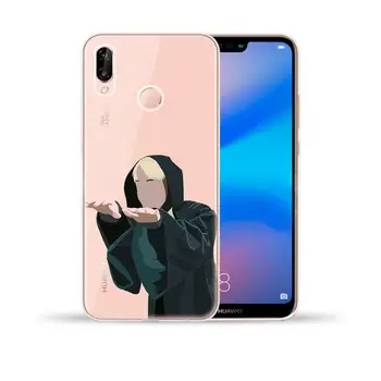 Juokinga Draco Malfoy Silikoninis Telefono dėklas, Skirtas Huawei 30 P10 P20 P40 Lite E Pro Y5 Y6 Y9 2018 2019 Minkštos TPU Padengti Coque