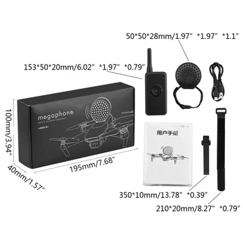 Universalus Belaidis Garsiakalbis USB Atsarginės Dalys, Nuotolinio Valdymo Garsiai Drone Garsiakalbis Aukštos Kokybės