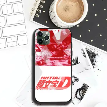 Japonija Klasikinių Komiksų Pradinė D JDM AE86 Telefono dėklas Grūdintas Stiklas iPhone 12 11 Pro Max Mini XR XS MAX 8 X 7 6S 6 Plus SE 2020 m.