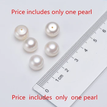 Gamtos Kultūringas Gėlavandenių Perlų Karoliukai 6-13mm Apvalios Formos, Baltos, Violetinės, Rožinės Spalvos 