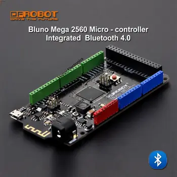 DFRobot Originali Bluno Mega 2560 - A Bluetooth 4.0 Micro valdiklio plokštės, ATmega2560 16MHZ Suderinamas su Arduino Mega