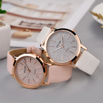 2020 Nauji moteriški laikrodžiai prekės prabangių mados ponios žiūrėti Oda Žiūrėti moterų Moterų kvarciniai laikrodžiai montre femme A4