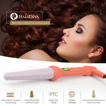 HairDiva Auto Dvigubos Įtampos plaukų džiovintuvas ir plaukų ištiesinimo priemonės šepetys plaukams garbanoti lazdelė džiovintuvas tiesinimo šepečiu akmenslydis geležies