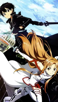 Sword Art Online Anime Kirito & Asuna 120*210CM Vienos pusės Antklodė Padengti #36507