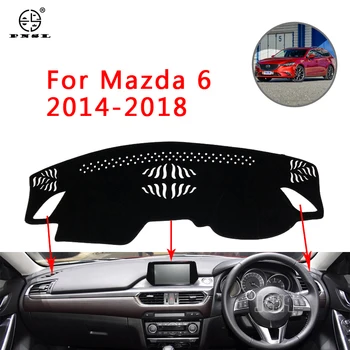PNSL Automobilio prietaisų Skydelio Dangtelį Brūkšnys Kilimėlis Brūkšnys Trinkelėmis Kilimą Mazda 6-2018 M. apsaugos nuo Saulės anti - slip anti - uv