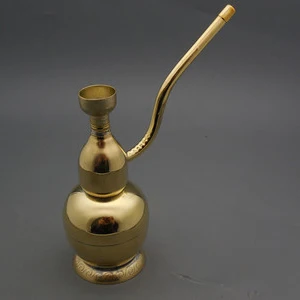 Kinų stiliaus kaljanas Žalvario vandens vamzdis Nešiojamų Vertus, rūkomojo tabako, vamzdžiai