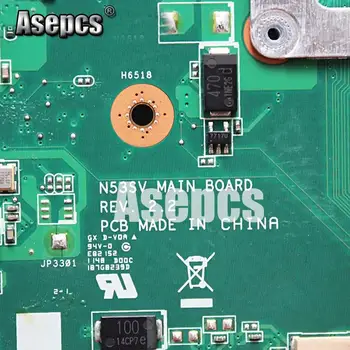 Asepcs N53SV Nešiojamojo kompiuterio motininė plokštė, Skirta Asus N53SN N53SM N53SV N53S N53 Bandymo originalus mainboard GT540M 1GB HM65