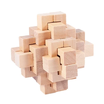 WoodPuzzle Smegenų Kibinimas Žaislas Žaidimai Suaugusiems / Vaikams