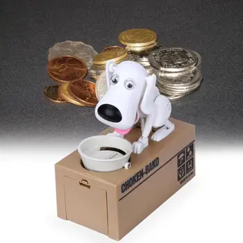 Piggy Bank Alkanas Valgyti Šuo Monetos Pinigų Taupymo Dėžutė Choken Robotų Mec Monetos Piggy Bank Pinigus Taupyti Pinigus Langelį Kalėdų Dovanos