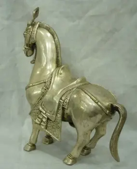 Kolekcionavimas Tibeto sidabro featurely arklio statula Nemokamas pristatymas