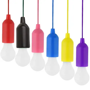 Nešiojamų LED Spalvinga Šviesos Lempa Sietynas, Ištraukite Laido Lemputės, Lauko Sodo Šalis Vestuvių Kabo LED Šviesos Lempos