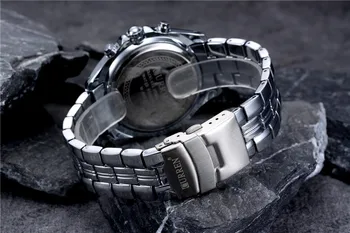 Mados Atsitiktinis vyriškų laikrodžių Prekės ženklo CURREN Sporto Kvarco Riešo Žiūrėti, Didelis Ciferblatas Vandeniui Plieno Žiūrėti Relogio Masculino Vyrų Laikrodis