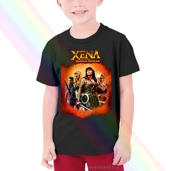 Xena Filmą Mens Vaikų Vaikas, T-marškiniai, Sporto Drabužiai, Vaikams, Vaikas, T-shirt Homme 2019 Vaikų Vaikas marškinėliai 100 Vaikų