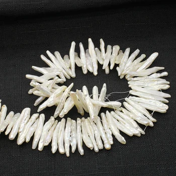 20-45mm Natūralių Gėlavandenių Perlų Aukštos Kokybės dantų krapštuką Granulių Prarasti Pearl Žvaigždė Papuošalai 