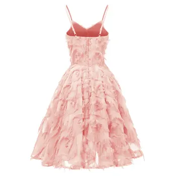 Kokteilių Suknelės 2019 Elegantiška Rožinės spalvos Trumpas Oficialus Šalies Suknelė 2020 M Sexy V Kaklo, Rankovių skraiste kokteilis