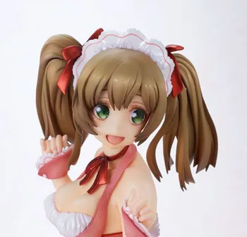 23cm Anime Nanario Reinkarnacija Takigawa Kotori nuolatinis laikysena kambarinės apranga PVC Seksualių Merginų Veiksmų Skaičius, Surinkimo Modelis Žaislas