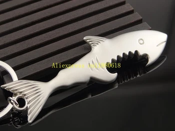 500pcs/daug Ryklių Formos Butelio Atidarytuvas Keychain Atidarytuvas Kūrybos Žuvų Keychain Alaus Atidarytuvas paketų prižiūrėtojų raktinę Gali Atidarytuvai