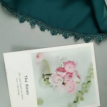 J4 Aukštos kokybės gėlių krašto šifono hijab lady ilgai, skaros, šalikai, skara 180*75cm 50pcs/daug