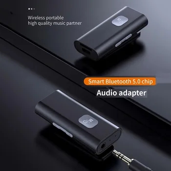 5.0 Belaidžio Garso Adapteris Receptorių Portable Bluetooth Imtuvas 3.5 mm AUX Lizdas, Garsiakalbis Ausinių