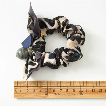 Pietų Korėjos rytinių Vartų super flash gręžimo didelis perlas plaukų žiedas valsčiaus papuošalai tuščiavidurių metalo oda, sausgyslės virvė