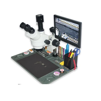 TBK HD skaitmeninis elektroninis mikroskopas pramonės optinis didinamojo stiklo mobiliojo telefono plokštės remontas stotis