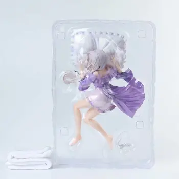 Anime Pav Re:Gyvenimas kitame Pasaulyje Nuo Nulio Miegojimo vieta Emilija Lėlės Modelį PVC Žaislas Apdailos Išskirtinį Dovanų Dėžutė