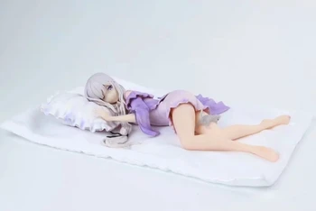 Anime Pav Re:Gyvenimas kitame Pasaulyje Nuo Nulio Miegojimo vieta Emilija Lėlės Modelį PVC Žaislas Apdailos Išskirtinį Dovanų Dėžutė
