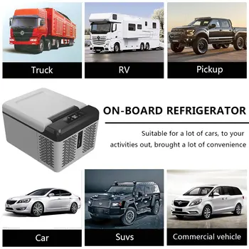 Nešiojamų Automobilinis Šaldytuvas DC12v 24v Su APP Kontrolės Namų Ir Automobilių Dvejopo Naudojimo Šaldytuvas, Mini Aušintuvas, Kompresorius, Greitas Užšaldymas