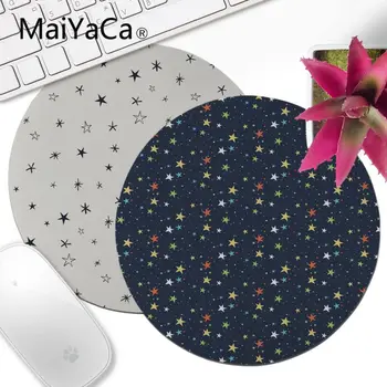 MaiYaCa Cool Mados Mažai Žvaigždžių modelio Komfortą Apvalios Pelės Kilimėlį Žaidimų Kilimėlis patvarus office žaidimas aksesuaras pelės kilimėlis anime