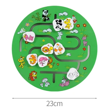 Gyvūnų Vaisių Skaičių Labirintas Blokų Dėlionės Vaikas Rungtynės Žaidimas Dėlionė Žaislas Vaikams Mokomieji Žaislai