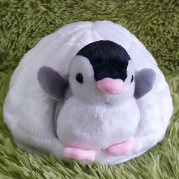 Candice guo pliušinis žaislas įdaryti lėlės animacinių filmų gyvūnų Pingvinas ledo namas kūdikių miegą draugas miega istorija kalėdinių 1pc