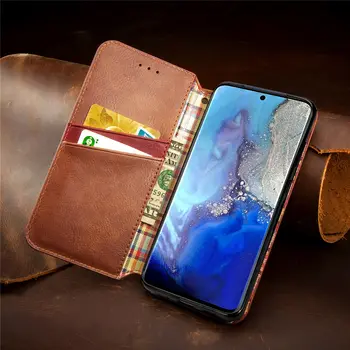 Languotas Odinis dėklas, Skirtas Samsung Galaxy A70S A50S A50 A30S A30 A20 A10 Piniginės Magnetinio Flip Book Case Cover