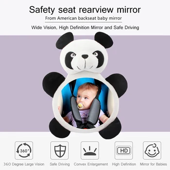 Reguliuojamas Saugos Automobilis Kūdikių Veidrodis Atgal Sėdynės Pagalvėlės Galinio Vaizdo Veidrodis, Kūdikis Susiduria Galiniai Apylinkės Kūdikio Automobilio Saugos Vaikams Stebėti