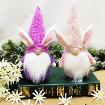 Easter Bunny Gnome Apdailos Velykų Beveidis Lėlės Velykų Pliušinis Nykštukas, Dovana, Namų Dekoracijos Vaikams, Žaislai