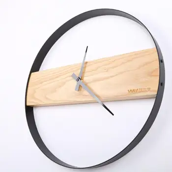 Europoje Medinis Sieninis Laikrodis Laikrodžiai Namų Miegamajame Pow Patrulių Svetainės Kambarį Apdaila 