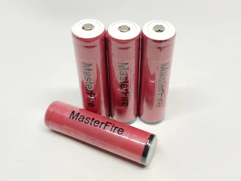 MasterFire 4PCS/VNT Nauja Originali Sanyo Saugomų 18650 UR18650w2 1500 mah, 3,7 v Ličio Baterija, Įkraunamas Baterijas su PCB
