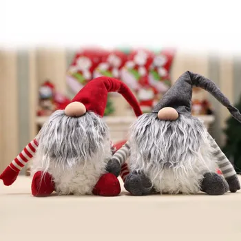 Juokinga švedijos Kalėdų tomte/nisse Santa Claus Apdailos Pliušinis Kalėdos Gnome Pliušas-Kalėdų Dovana Vaikams