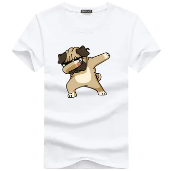 2020 metų Vasaros Marškinėlius Vyrams trumpomis Rankovėmis Plius dydis T-Shirt Vyrai Juokingas šuo spausdinti Medvilnė Tee O-Neck T Shirt Streetwear Viršūnes negabaritinius