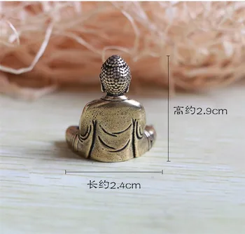[Mini] Statulėlės Amatų Išskirtinį Buddha Sakyamuni Statula Žalvario Vertingų Skulptūrų Vasarą Ir Antikos Stiliaus Namų Dekoro