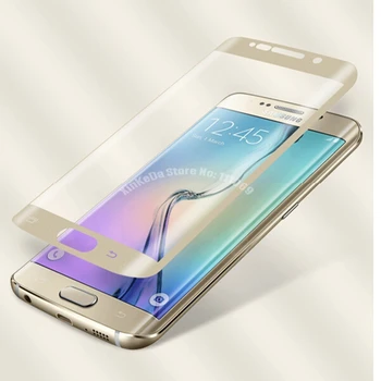 50pcs Visu Screen Protector, PET Lenktas Ekrano apsauga Ne Grūdintojo Stiklo Plėvelė Samsung Galaxy S6 Edge / S6edge plius