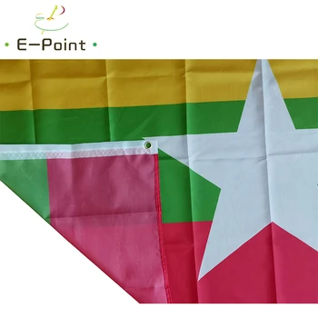 Birmos Vėliava 2ft*3ft (60*90cm) 3ft*5ft (90*150cm) Dydis Kalėdų Dekoracijas Namų Vėliavos Banner