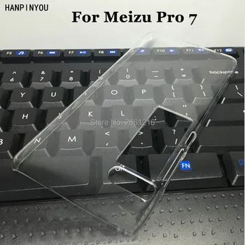 Už Meizu Pro 7 pro7 Plius Naujas kietas PC Atveju-Ultra Plonas Aišku, Kieto Plastiko 