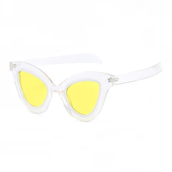 Populiarus Seksualus Mados Moterų, Cat Eye akiniai nuo saulės Šviesą Derliaus Gradientas Saulės akiniai Moteriški saulės akiniai moterų retro De Sol