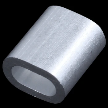 2mm Aliuminio Dvigubi Skylę Lynas Apkaba Rankovės 80 Vnt