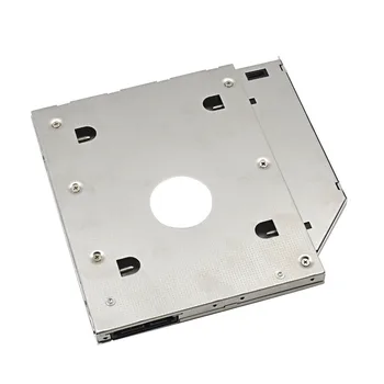 Mažmeninės prekybos Packege Aliuminio SATA į SATA 2 HDD Caddy 9.5 mm SSD HDD Atveju Talpyklos Optibay 