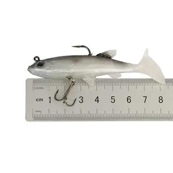ABGZ-5vnt/daug Minkštas Masalas 8cm 14g Wobblers Dirbtinis Masalas Žvejybos Masalas, Jūros Ešerys Karpių Žvejybos Sukelti Žuvų Jig