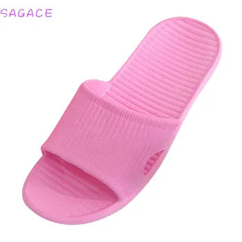 SAGACE 2018 Karšto Mados Moterų Juostele Butas Vonios Šlepetės Vasaros Sandalai vidaus ir Lauko Šlepetės Moterims Basic Flip Flops
